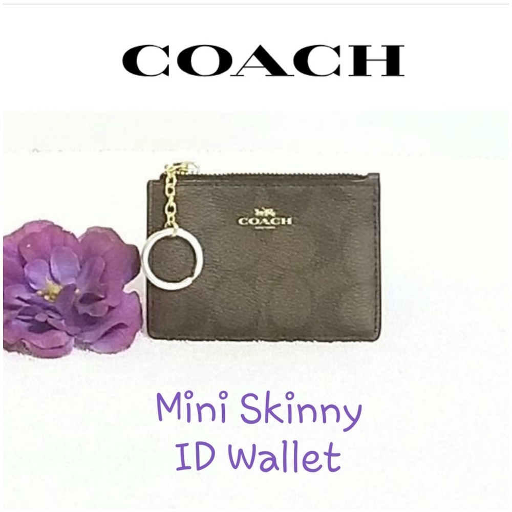 🆕️💯 Authentic Coach Mini Skinny ID Wallet F16107 - Picture 2 of 6